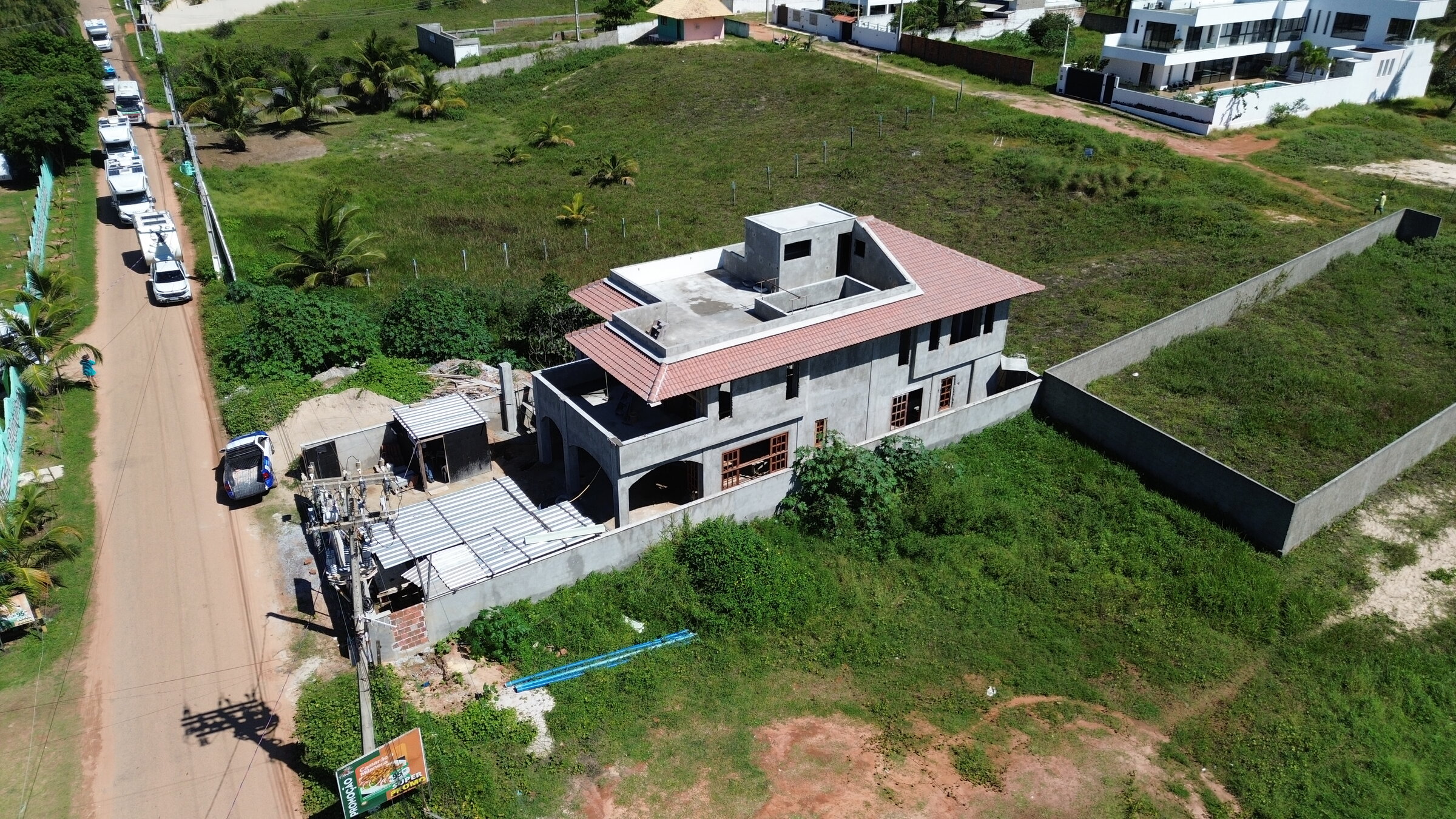 Casa Grécia - Barra do Cunhaú/RN, vista aérea 01