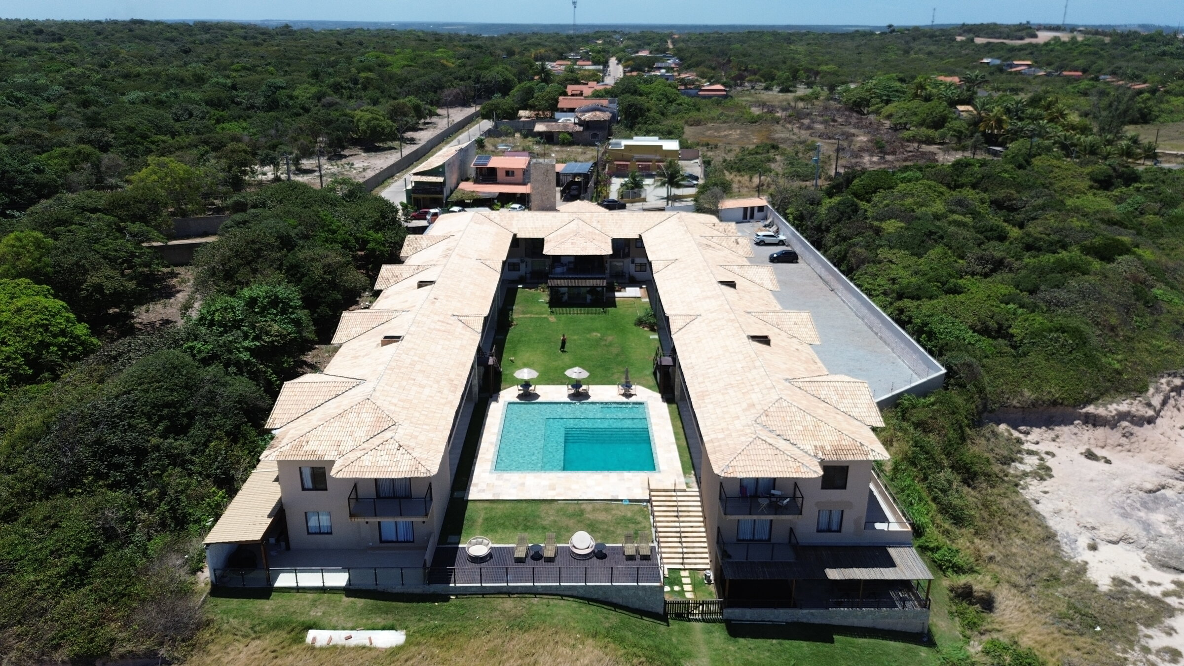 Falésias de Tibau - Tibau do Sul/RN, vista aérea 01